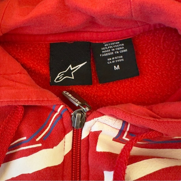 Vintage Alpinestars Full-zip Hoodie - Picture 15 of 15